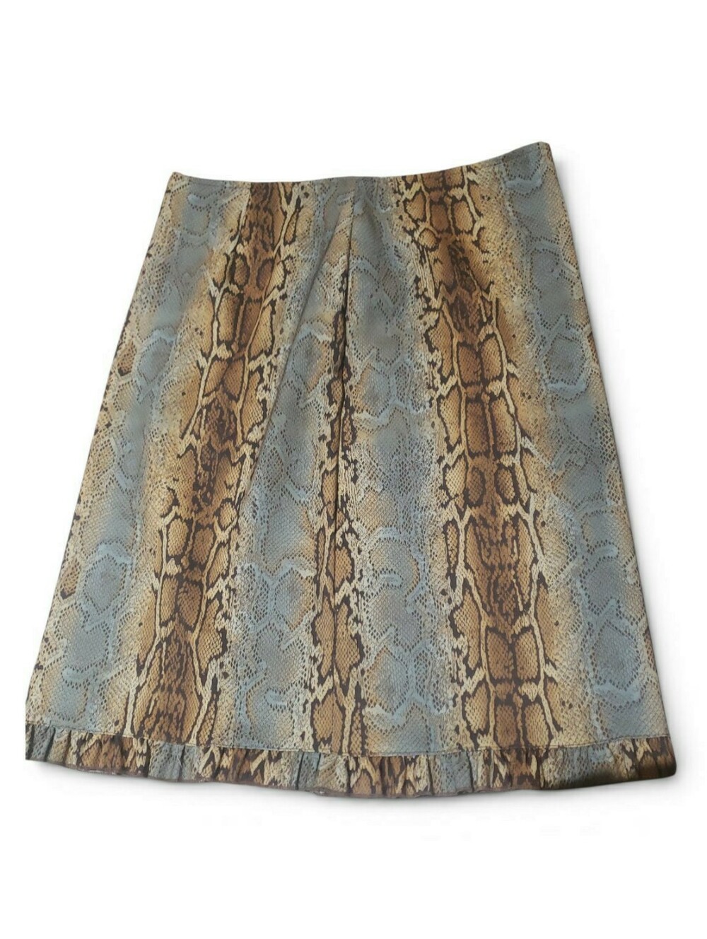 HARLOW RUFFLED HEM MIDI SKIRT